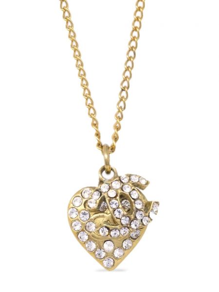 Obesek z vzorcem srca Chanel Pre-owned zlata