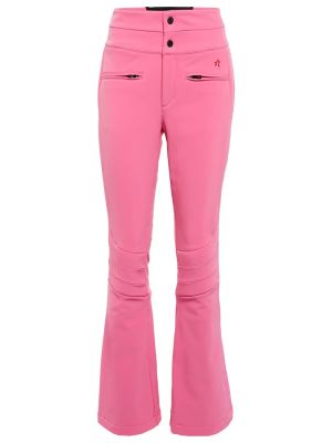 Zvonové kalhoty z nylonu Perfect Moment - růžová
