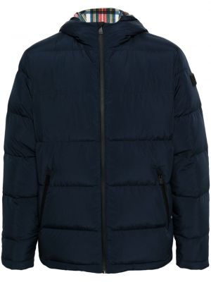 Pernata jakna s kapuljačom Mc2 Saint Barth plava