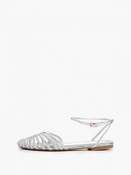 Сандалии Ideal Shoes® серебряные