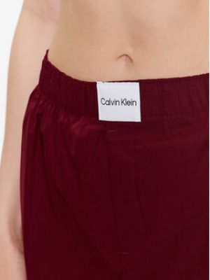 Slim fit priliehavé šortky Calvin Klein Underwear červená