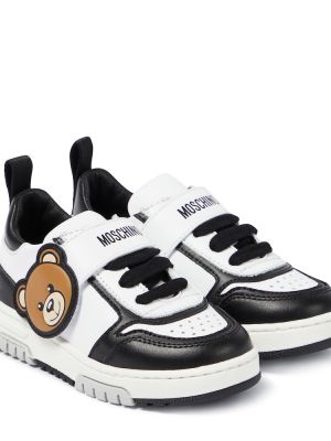 Læder sneakers for drenge Moschino Kids