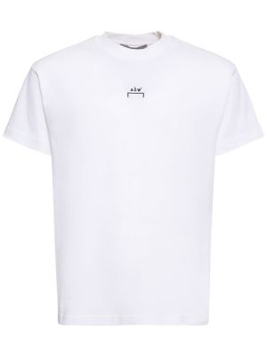 Camiseta de algodón con estampado A-cold-wall* blanco
