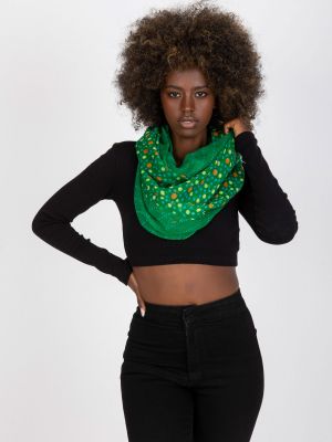 Šátek s potiskem Fashionhunters zelený