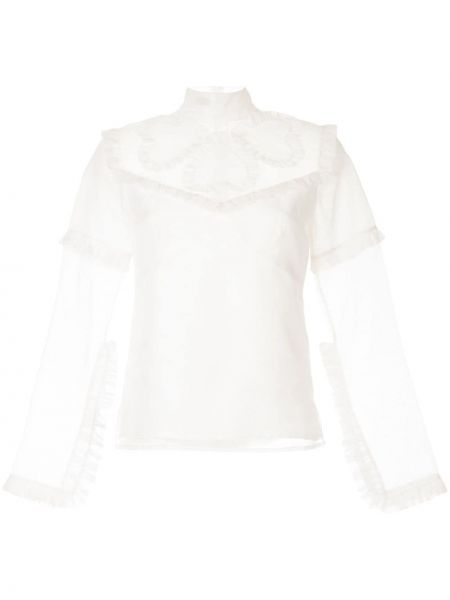 Blusa con corazón Macgraw blanco