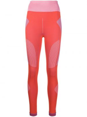 Hög midja leggings Adidas By Stella Mccartney orange