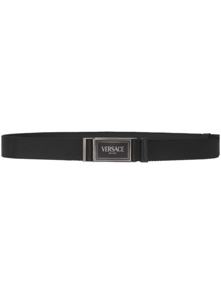 Ceinture à boucle Versace noir