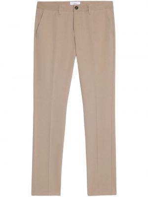 Pantaloni dritti Ami Paris beige