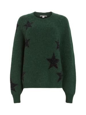Zvaigznes džemperis Allsaints zaļš