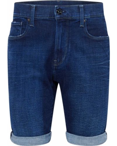 Shorts en jean à motif étoile G-star Raw bleu