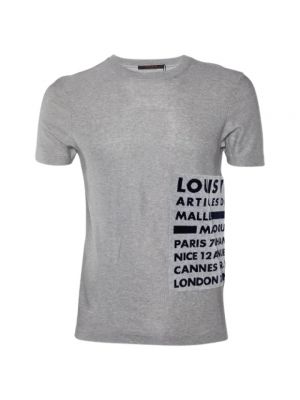 Koszulka bawełniana Louis Vuitton Vintage szara