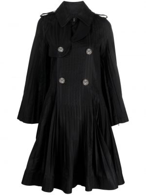 Mantel mit schößchen Sacai schwarz