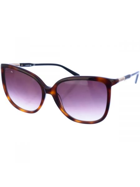 Okulary przeciwsłoneczne Lacoste brązowe