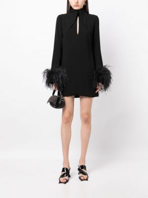 Sukienka mini w piórka 16arlington czarna