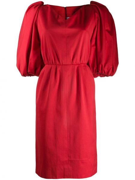 Šaty Yves Saint Laurent Pre-owned, červená