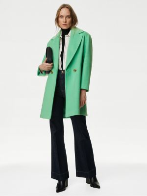 Kabát Marks & Spencer zelený