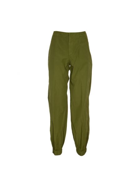 Spodnie relaxed fit Dondup zielone