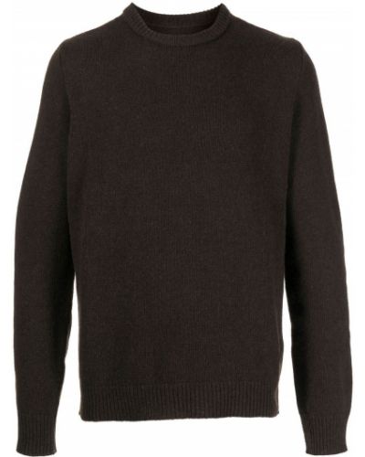 Džemper od kašmira s okruglim izrezom Amiri smeđa