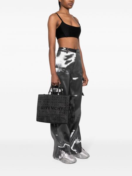 Shopper kabelka Givenchy šedá