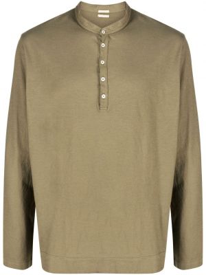 Medvilninė marškiniai Massimo Alba žalia