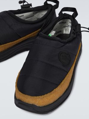 Kožené loafers Moncler Genius černé