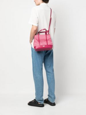 Shopper handtasche mit print Moschino pink