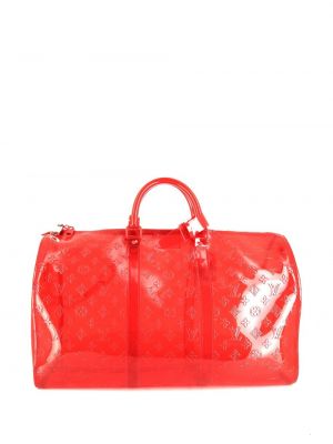 Bolsa de viaje Louis Vuitton rojo