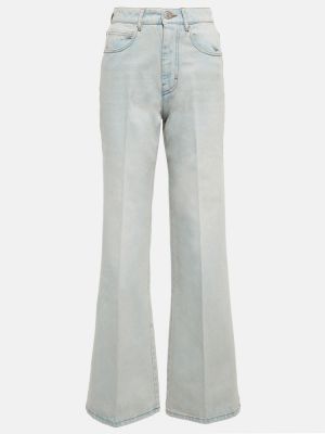 Straight leg jeans a vita alta Ami Paris blu