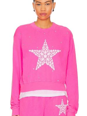Jersey de tela jersey de estrellas Lauren Moshi rosa