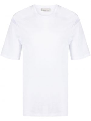 Tričko s okrúhlym výstrihom Laneus biela