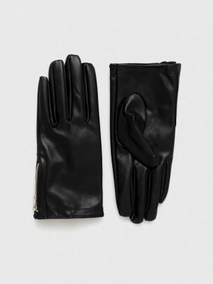 Rękawiczki Sisley czarne