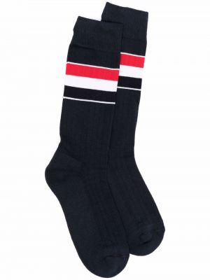 Calcetines a rayas Thom Browne azul