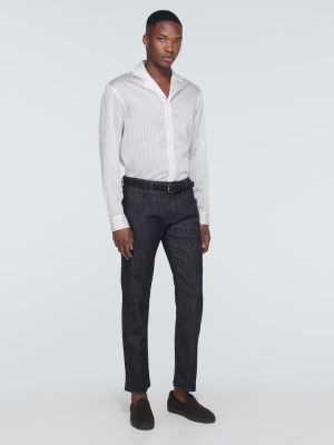Skinny jeans Giorgio Armani schwarz