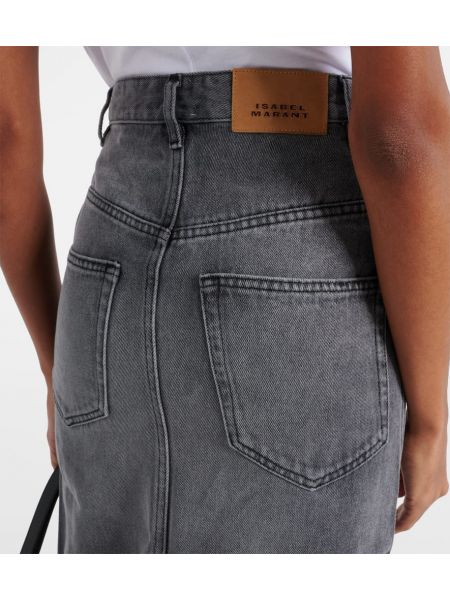 Spódnica jeansowa Isabel Marant szara