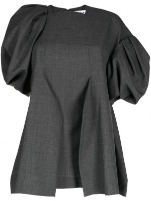 Асиметрична вълнена блуза Enföld сиво