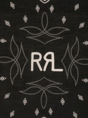 Echarpe à imprimé Ralph Lauren Rrl noir