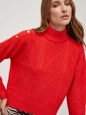 Sweter Answear Lab czerwony