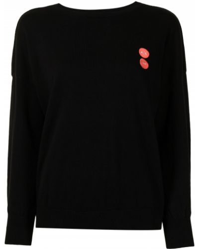 Jersey de punto de tela jersey Armani Exchange negro
