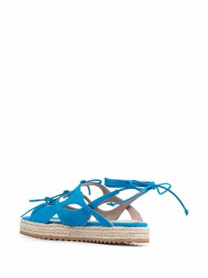 Krajkové sandály Scarosso modré