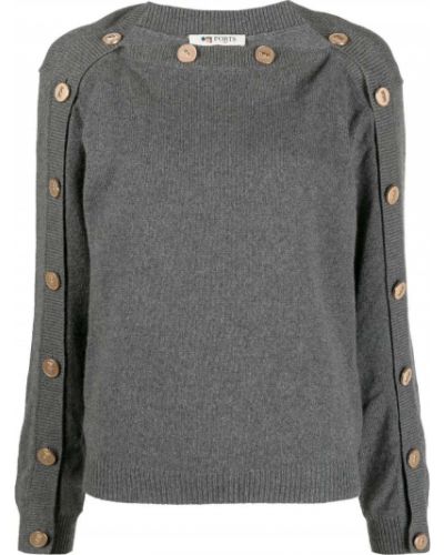 Pull à boutons Ports 1961 gris