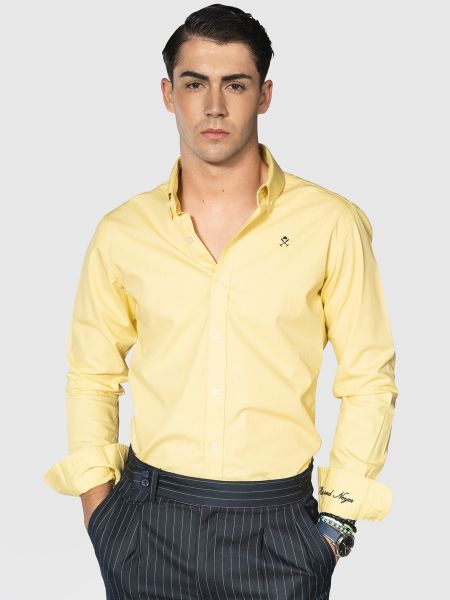 Camisa slim fit Harper & Neyer amarillo