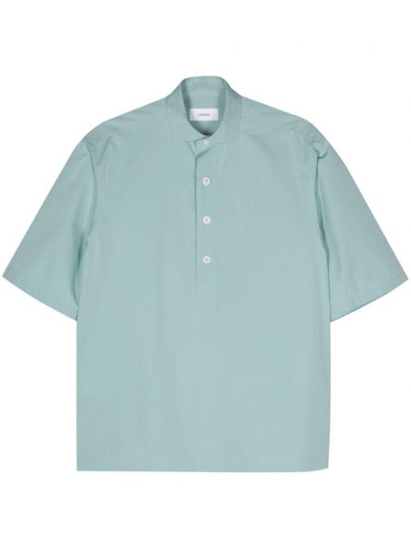 Βαμβακερό πουκάμισο Lardini μπλε