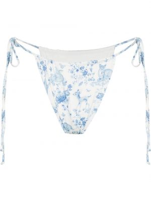 Trykt floral bikini Frankies Bikinis blå