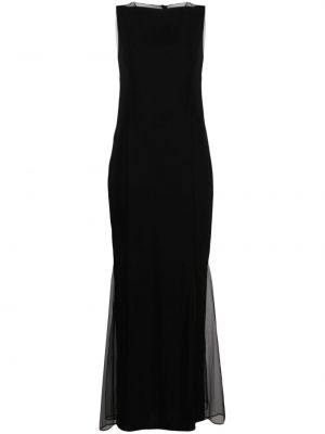 Priehľadné šaty Helmut Lang čierna