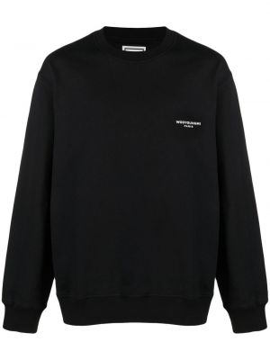 Siuvinėtas džemperis Wooyoungmi juoda