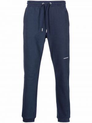 Спортни панталони с принт Calvin Klein Jeans синьо