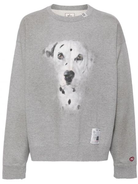Sweatshirt aus baumwoll mit print Maison Mihara Yasuhiro grau