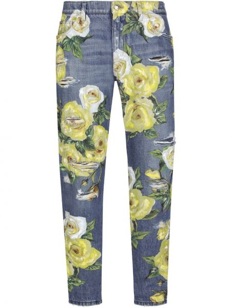 Jeans med normal passform Dolce & Gabbana blå