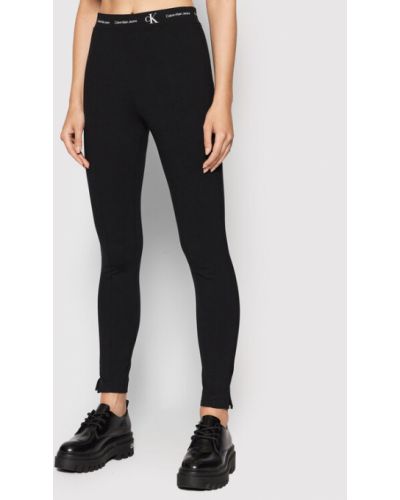 Calvin Klein Jeans Leggings J20J217747 Fekete Slim Fit