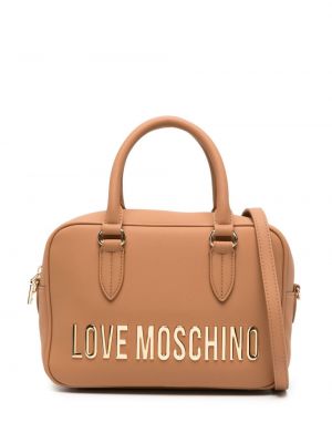 Kožená nákupná taška Love Moschino